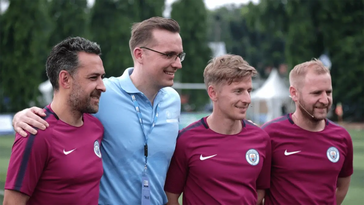 Qnet—Manchester City Deliver Football Coaching Clinic For Children 3 QNET