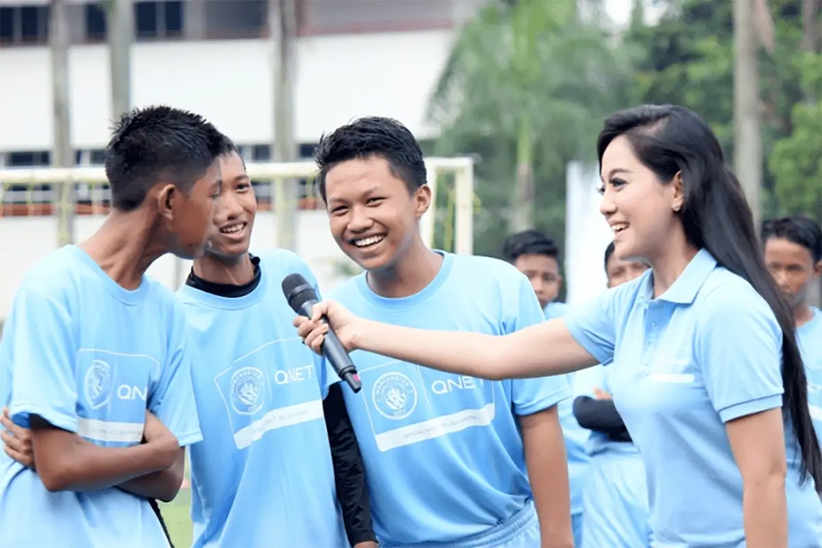 Qnet—Manchester City Deliver Football Coaching Clinic For Children 5 QNET