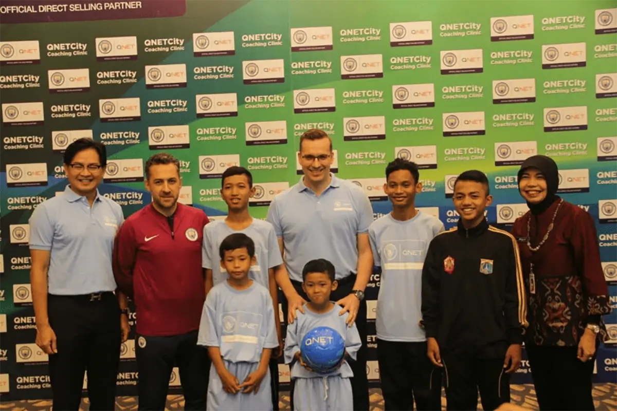 Qnet—Manchester City Deliver Football Coaching Clinic For Children 7 QNET