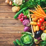 Various colourful vegetables show how many options we have for a vegetarian lifestyle