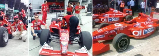 QUEST NET QI Group and F1 competition