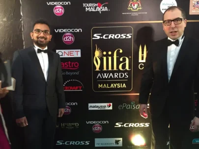 QNET iifa awards with Chief Pathman and Mr JR