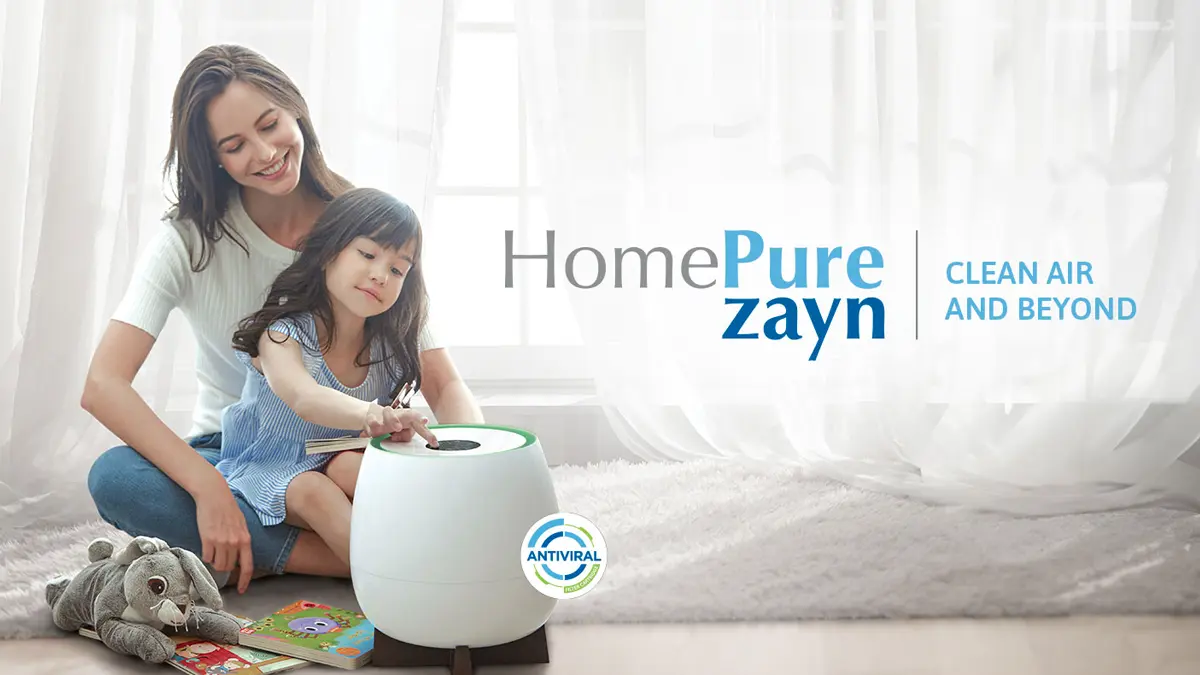 Mom and daughter improve air quality at home with HomePure Zayn 