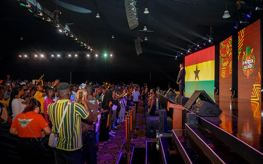 V-Africa 2025: An Unforgettable Event For Entrepreneurs And Dreamers! 3 The crowd at V-Africa 2025 in Ghana