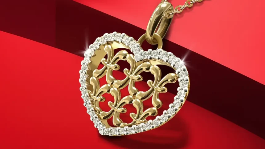 Bernhard H. Mayer Insignia Heart Pendant with diamond carat of 0.18ct